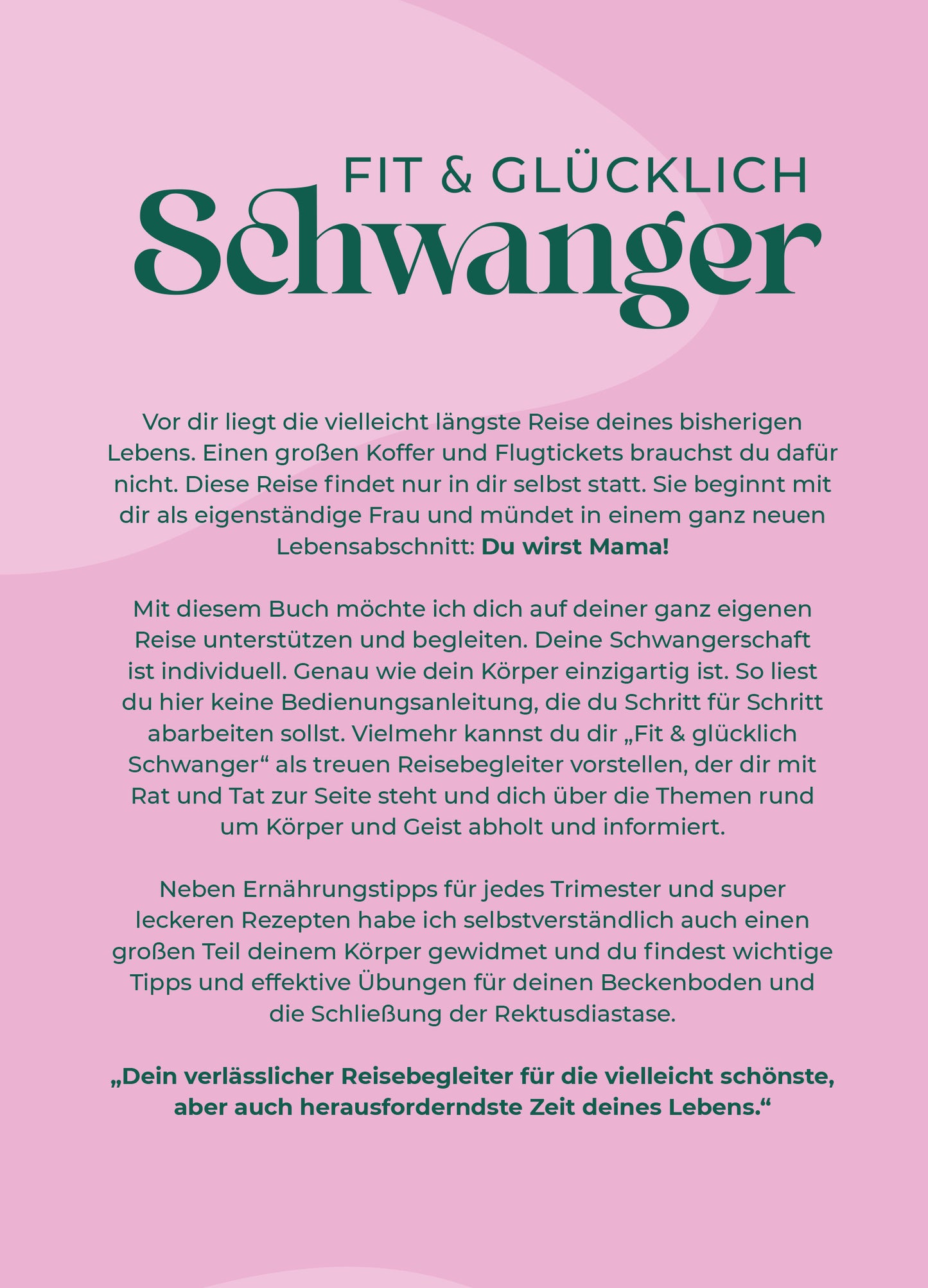 Fit & Glücklich Schwanger