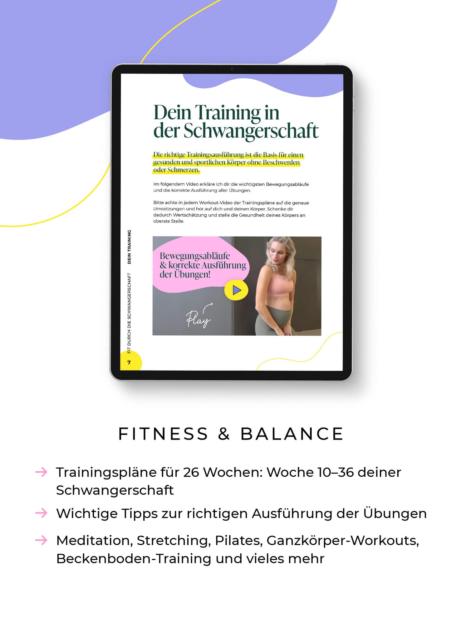Fit durch die Schwangerschaft