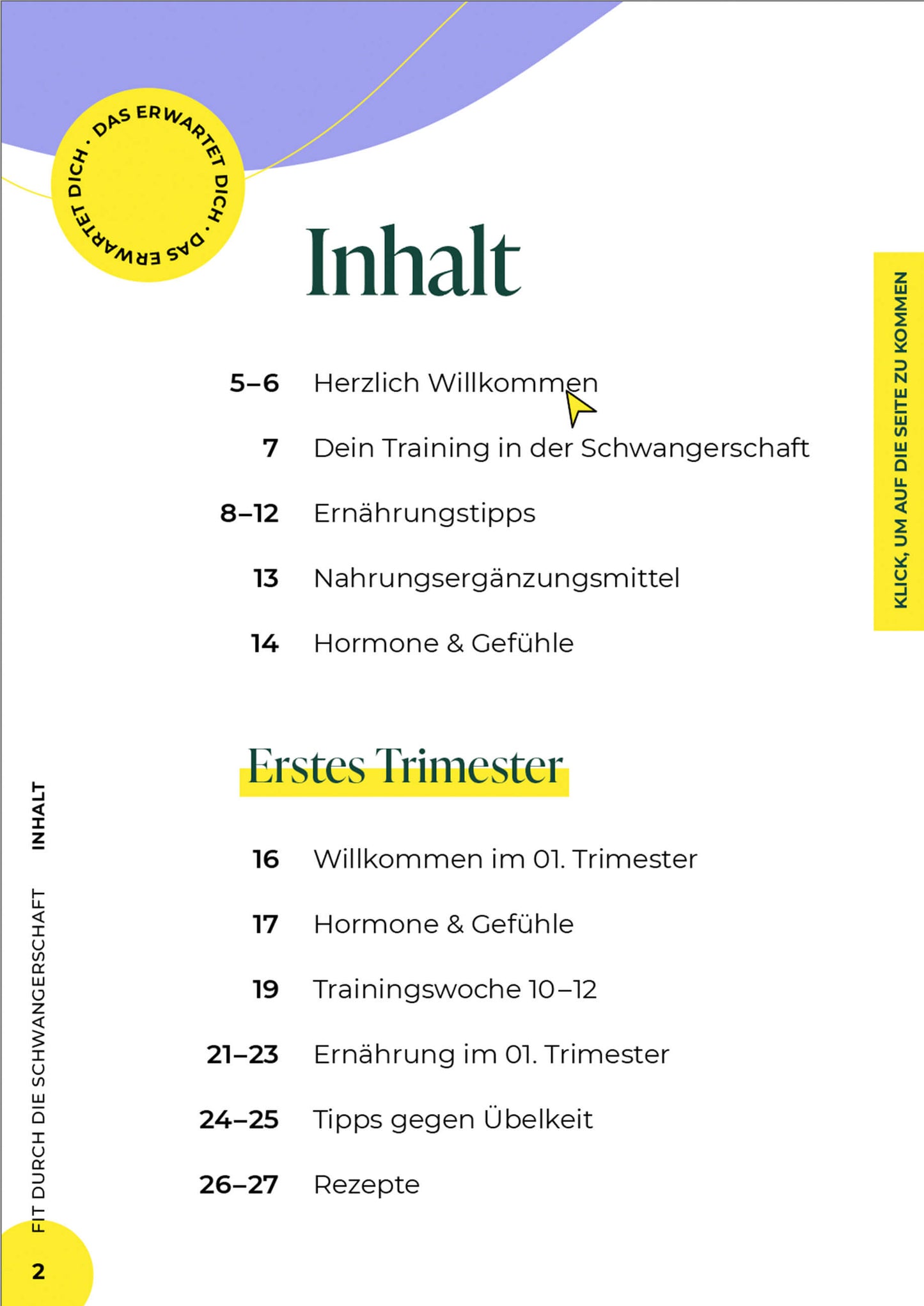 Fit durch die Schwangerschaft