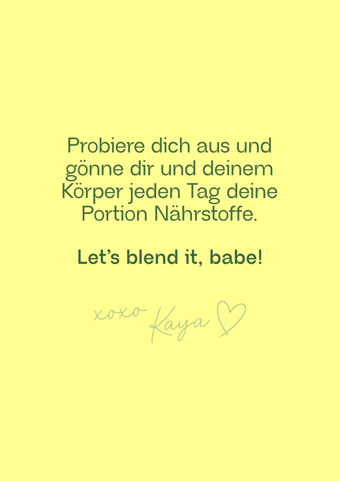 Blend it!